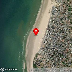 Map showing location at 50.40698, 1.556938