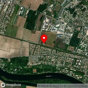 Map showing location at 48.996250, 2.138655