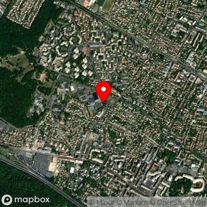 Map showing location at 48.99129, 2.222596