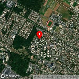 Map showing location at 48.99728, 2.217414