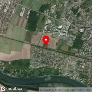 Map showing location at 48.99625, 2.138655