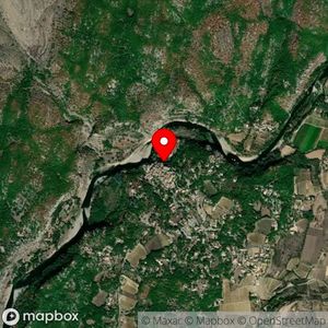 Map showing location at 44.509947, 4.371925