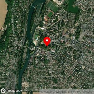 Map showing location at 49.113503, 2.216298