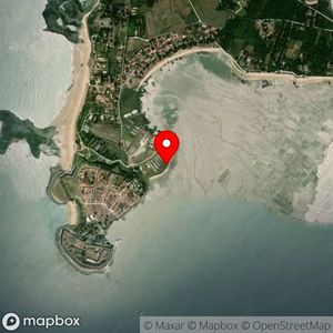 Map showing location at 46.013456, -1.17043